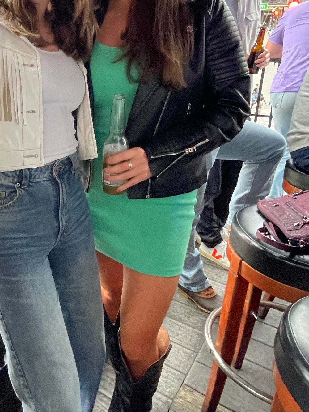 Slim Tank Dress in Green - Women